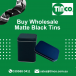 Buy Premium Quality Wholesale Matte Black Tins from Tinco