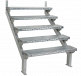 Metal Stair Stringers - Galvanised Dual Stringers