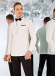 Make an Entrance with a Stylish White Tuxedo
