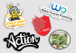 Custom Shape Vinyl Stickers Printed to Match Your Exact Design 