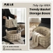 Tidy Up With Trendy Basket Storage Boxes